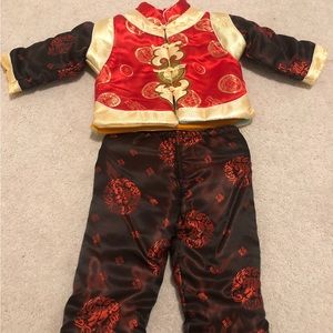Chinese new year outfit size 12 to 18 months. Lightly worn/great condition.